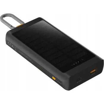 Powerbanka XTORM Solární powerbanka Go2 10 000 mAh 15W Černá