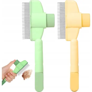 Kosmetika pro psa PRÉMIOVÝ SILNÝ KARTÁČ NA SRST PRO PSA KOČKU SAMOČISTÍCÍ ERGONOMICKÝ