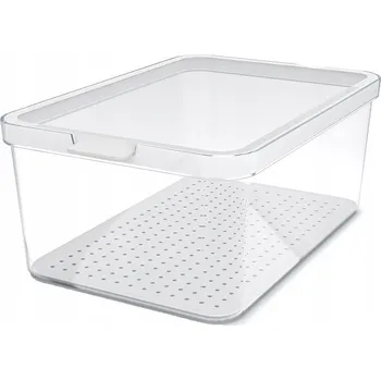 Dóza na potraviny Organizér, nádoba do lednice na sýry, uzeniny, zeleninu 4,65 L CAUMA Rotho