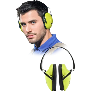 Chránič sluchu Reis OSL SE sluchátka green neon