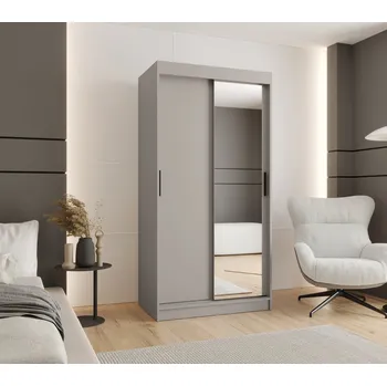 Šatní skříň Šatní skříň Abi Rubino T2 Rozměry: 100 cm, Barva korpusu + barva dveří: Kašmír