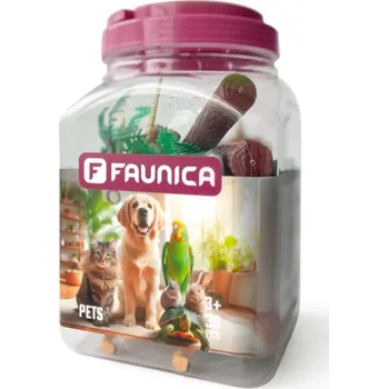 Figurka SADA FIGUREK A PŘÍSLUŠENSTVÍ VE SKLENICI DOMÁCÍ ZVÍŘÁTKA 30 KS FAUNICA