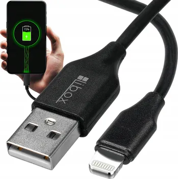 Datový kabel Kabel McDodo USB - Apple Lightning 1 m černý