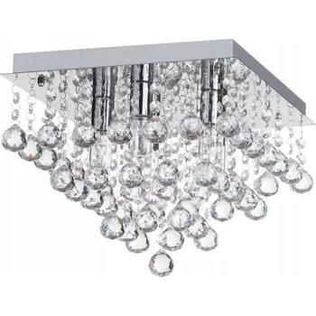 Stropní Svítidlo čtvercový TOOLIGHT 40 bezbarvý, stříbrný