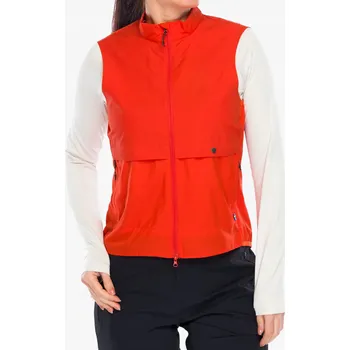 Dámská vesta Dámská cyklistická vesta Fjallraven Hoja Adventure Vest - oranžová (flame orange) velikost M