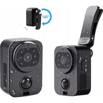 Miniaturní špionážní kamera s detekcí pohybu, voděodolná pro venkovní použití