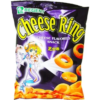Kroužky se sýrovou příchutí Cheese Ring 60 g - Regent