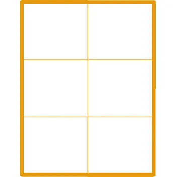 Samolepící etiketa 35 00545 - Print Etiketa A4, Kruh 80 mm, 6 etiket na archu - Balení 1000 ks