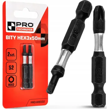 Bit PRO BITY HEX 3x50mm 2 kusy (0642)