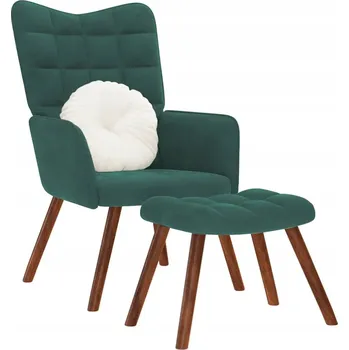 Křeslo Křeslo tradičního stylu VidaXL zelené