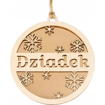 Vánoční dekorace Vánoční Koule Dřevěná vánoční ozdoba Přívěsek Dřevo