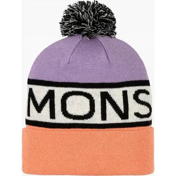 Čepice Čepice zimní Mons Royale McCloud Pom Pom Beanie - lupin/punch/white