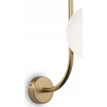 Nástěnné svítidlo Nástěnná lampa mosazná bílá skleněná koule moderní Maytoni