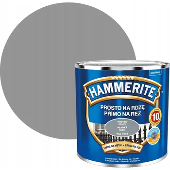 barva na kov Email na kov Hammerite 0,25 l šedá