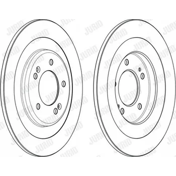 Zavěšení kol Brzdové Kotouče JURID 563001JC