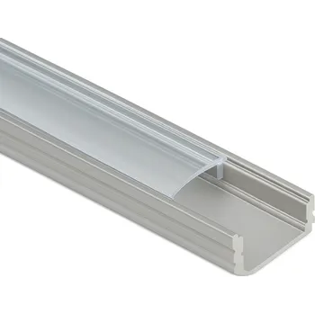 LED lišta Interex design Hliníková lišta MAXX na LED osvětlení s transparentním krytem 2 m