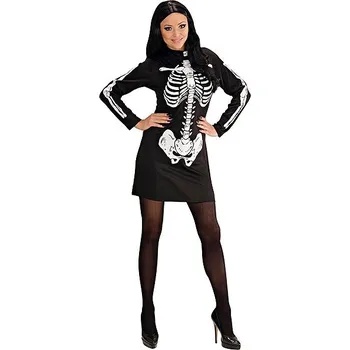 Karnevalový kostým Widmann Dámský kostým skeleton M