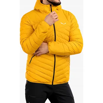 Pánská větrovka Péřová bunda Salewa Brenta Jacket - gold/black out S