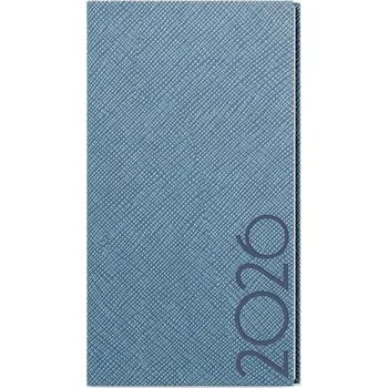 Diář Baloušek Tisk - Jakub - Tora - týdenní diář 2026, modrošedý, kapesní