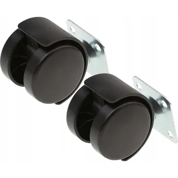 Pojezdové kolečko OTOČNÉ KOLEČKO 40 PLASTOVÉ NÁBYTKOVÉ S DESTIČKOU