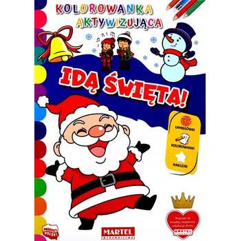 omalovánky Omalovánka s nálepkami A4 "BLÍŽÍ SE SVÁTKY"