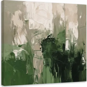 Obraz Obraz, Abstrakce Příroda Zeleň 50x50