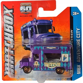 autíčko Matchbox, Ice Cream Cruiser, MBX Adventure City, 2013, 60 lat rocznicy