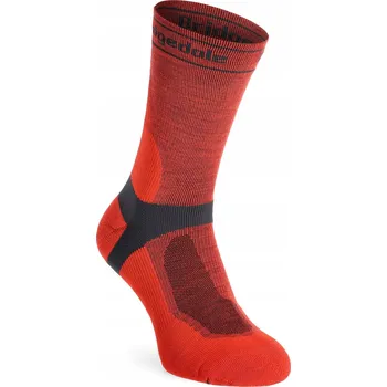 Pánské ponožky Pánské cyklistické Ponožky Bridgedale MTB Mid Season T2 Merino orange, velikost 48