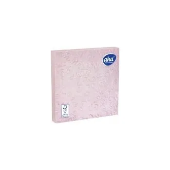 Papírový ubrousek Papírové ubrousky 33x33 růžové embosované 15 ks