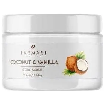 Tělový peeling Farmasi Kokos a Vanilka Tělový Peeling - 110 ml