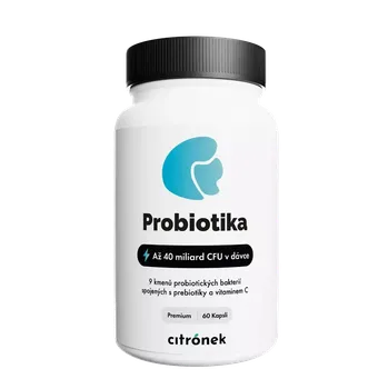 Citronek Probiotika 9 kmenů – 60 kapslí | 40 miliard CFU pro zdravé trávení
