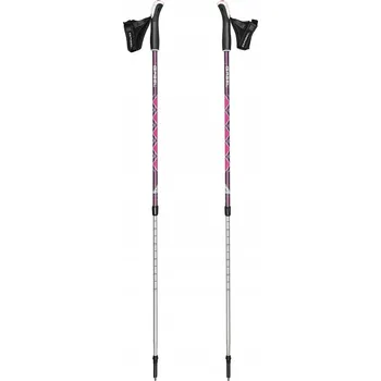 Trekingová hůl Nastavitelné hole na Nordic Walking GABEL RITMO, fuchsiová/růžová, 77-130 cm