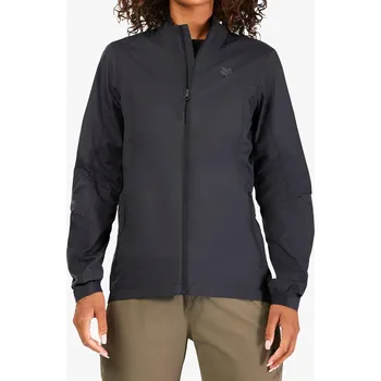 Cyklistická bunda Dámská cyklistická bunda Fox Ranger Wind Jacket - černá/černá S