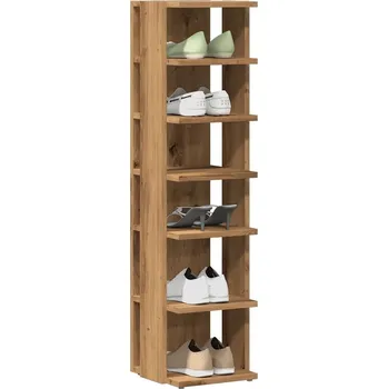 Botník VidaXL Botník, dub artisan, 28x27x102 cm