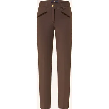 Pamela Henson Dámské Kalhoty Phroyal, tmavě hnědá, 40