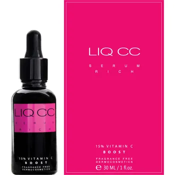 Pleťové sérum Liqpharm LIQ CC Rich 15% Vitamin C Boost Rozjasňující Sérum 30 ml