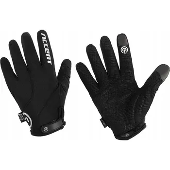 Cyklistické rukavice Cyklistické rukavice Accent XL černé