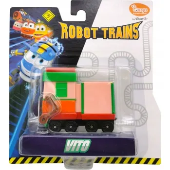 Vláček a vláčkodráha ROBOT VLAKY ALF VOZIDLO LOKOMOTIVA VLAK ŽELEZNICE