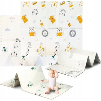 Hrací deka Velká pěnová skládací vzdělávací podložka 180x200 cm