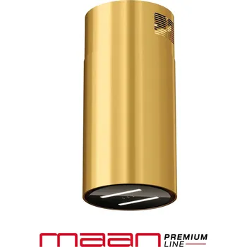 Digestoř Kuchyňská digestoř Malwa 2 39 Gest Wyspowy Tuba 39 Cm Tichá 715 m3/h Zlatý Lesk