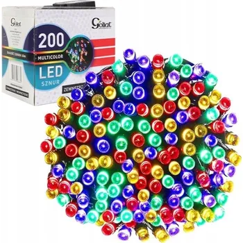 Vánoční dekorace Vánoční osvětlení na stromeček Goliat venkovní 10 m 101 - 200 světýlek