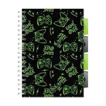 Blok Coolpack KROUŽKOVÝ BLOK A5 PP 100K čtvereček GAME NIGHT