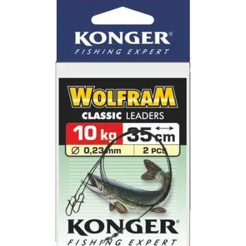 Konger Wolframové lanko 2ks 15cm/10kg