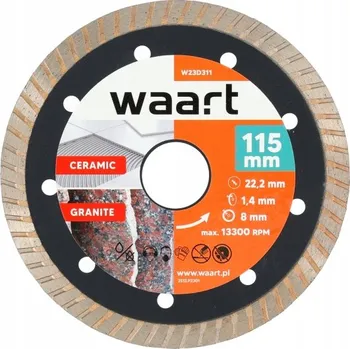 Řezný kotouč Diamantový kotouč 115 x 22.2 mm, Turbo