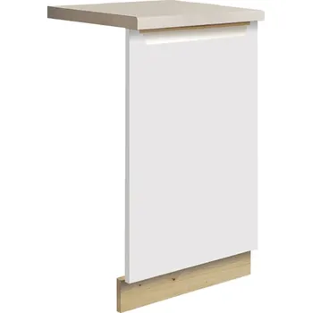 Kuchyňská skříňka GLAMOUR b | dvířka na vestavnou myčku GLA-zm45 | bílá mat