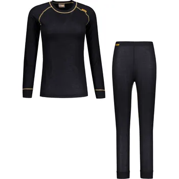 Set dámského termoprádla Dámský termo set ALTISPORT GOLDA ČERNÁ/ZLATÁ 44