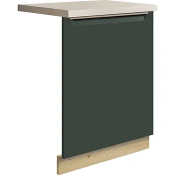 Kuchyňská skříňka GLAMOUR z | dvířka na vestavnou myčku GLA-zm60 | zelená mat