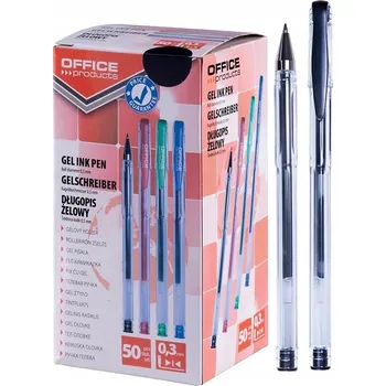 Gelová propiska černý Office Products