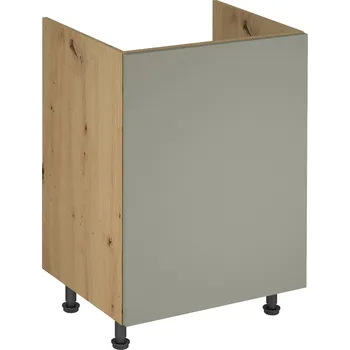 Kuchyňská skříňka LANGEN bp | dolní skříňka D60Z na dřez | push open | UNI provedení | béžová