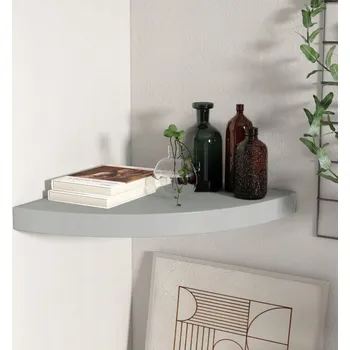 Koupelnový nábytek Police MDF deska VidaXL 35 x 35 cm, odstíny šedé